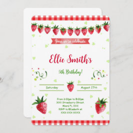 いちごの招待状 招待状
