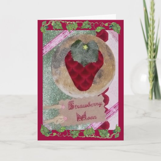 いちごの月 カード (正面)