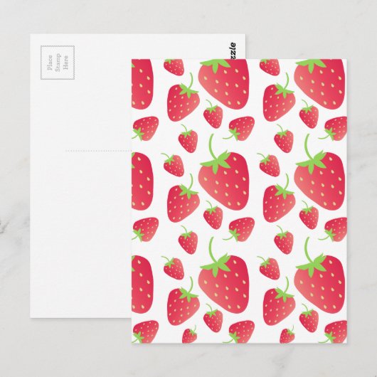 いちごの束 ポストカード (正面/裏面)