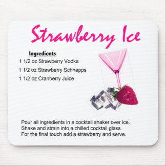 いちごの氷 マウスパッド