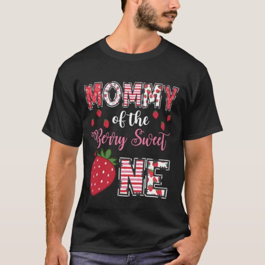 いちごの甘い娘のお母さん 誕生日おめでとうG Tシャツ (正面)