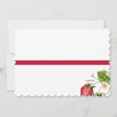 いちごの甘さ 招待状 (裏面)