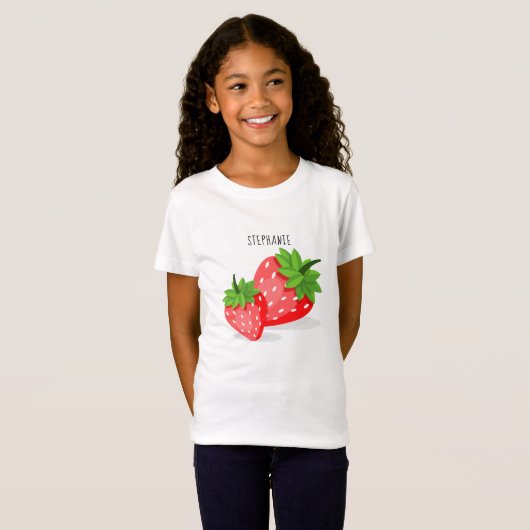 いちごの畑 Tシャツ (正面フル)