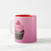 いちごの砂糖 ツートーンマグカップ (正面左)