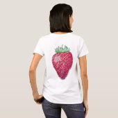 いちごの立姿 Tシャツ (裏面フル)