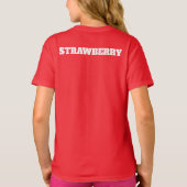 いちごの精神(色及びスタイルを変えるかちりと言う音) Tシャツ (裏面)