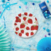 いちごの紙皿 ペーパープレート (パーティー)