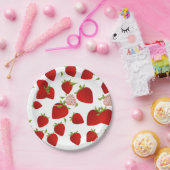 いちごの紙皿 ペーパープレート (パーティー)