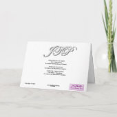 いちごの菓子のキス カード (裏面)