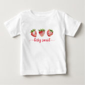 いちごの誕生日 ベリー スウィート ベビーTシャツ (正面)