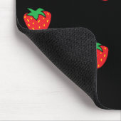 いちごの黒 マウスパッド (コーナー)
