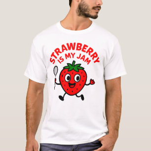いちごは私のジャムTシャツ Tシャツ