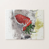 いちごをはねかけること ジグソーパズル (横)