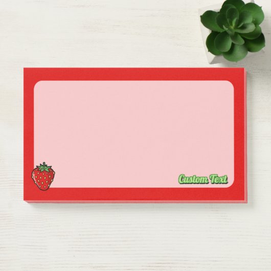 いちごアイコンのメモ ポストイット (オフィス)