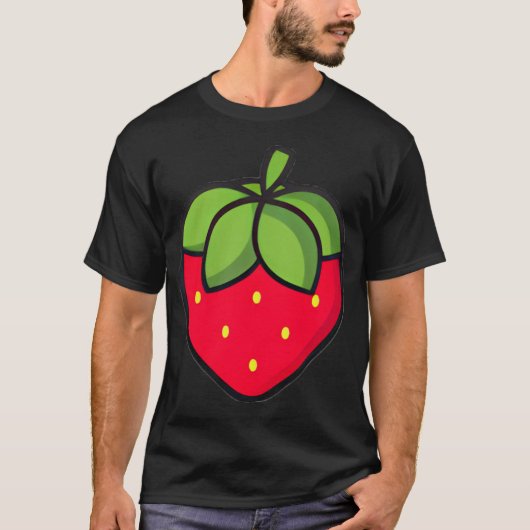 いちごアイコン Tシャツ (正面)