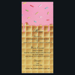 いちごアイスクリームワッフルのコーン誕生日メニュー メニュー<br><div class="desc">いちごアイスクリームワッフルのコーン誕生日メニュー。このデザインに合わせたアイテムが利用可能です。</div>