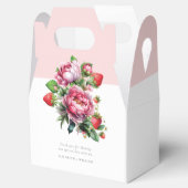 いちごエレガントと牡丹の夏結婚の フェイバーボックス (オープン)