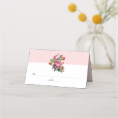 いちごエレガントと牡丹結婚の プレイスカード (正面)