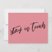 いちごカジュアルアイスカードを移動した手書き ノートカード (裏面)