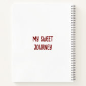 いちごカスタマイズチーズケークデラックスノート ノートブック (裏面)