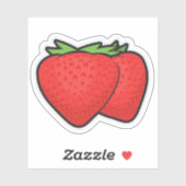 いちごカスタムのカットのビニールのシール シール (シート)