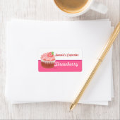 いちごカップケーキラベル ラベル (インサイチュ)