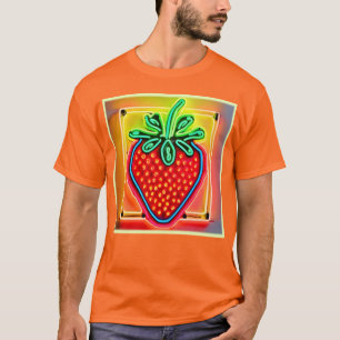 いちごカラフルネオングロー Tシャツ