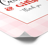 いちごカードとギフト ポスター (角)