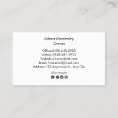 いちごサンデパターン 名刺 (裏面)