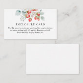 いちごシャワーブースカード エンクロージャーカード (正面/裏面)