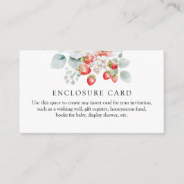 いちごシャワー 封筒カード エンクロージャーカード