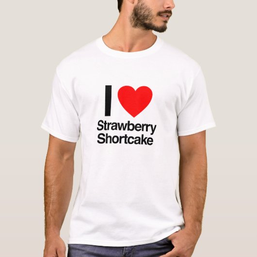 いちごショートケーキが大好き Tシャツ (正面)