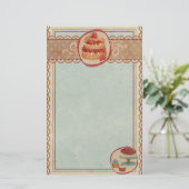 いちごショートケーキ及びカップケーキ文房具 便箋 (スタンド正面)