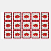 いちごジャム保存用のプライドS食品ラベル ラベル (シート)