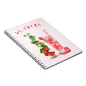 いちごジュースカッコいいドリンク果実手帳 ノートブック (右側)