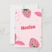 いちごスイートバレンタインデー ノートカード (裏面)