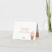 いちごソフトサーブ カード (裏面)