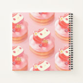いちごタルトのイラスト ノートブック (裏面)