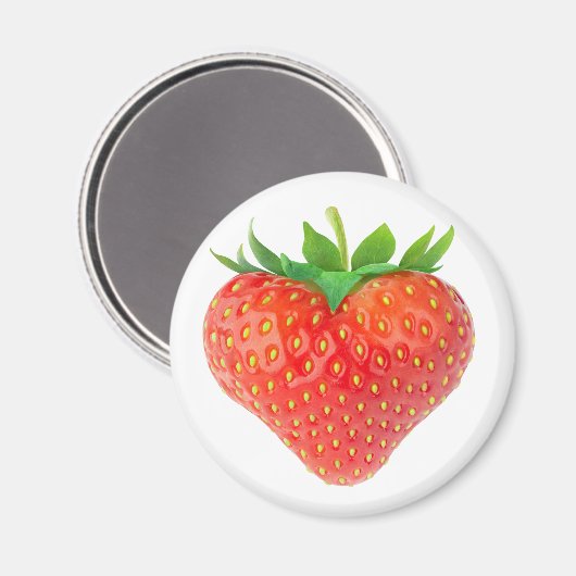 いちごハート マグネット (正面/裏面)