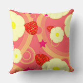 いちごパターン2 クッション (裏面)