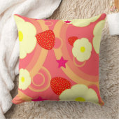 いちごパターン2 クッション (ブランケット)