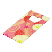 いちごパターン2 クレジットカード栓抜き (正面アングル)