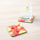 いちごパターン2 コースター (右側)