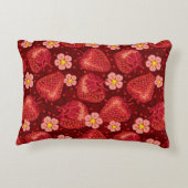 いちごパターン2 2 アクセントクッション (裏面)