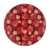 いちごパターン2 2 カッティングボード (正面)