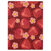 いちごパターン2 2 クリップボード (裏面)