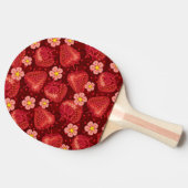 いちごパターン2 2 卓球ラケット (横)