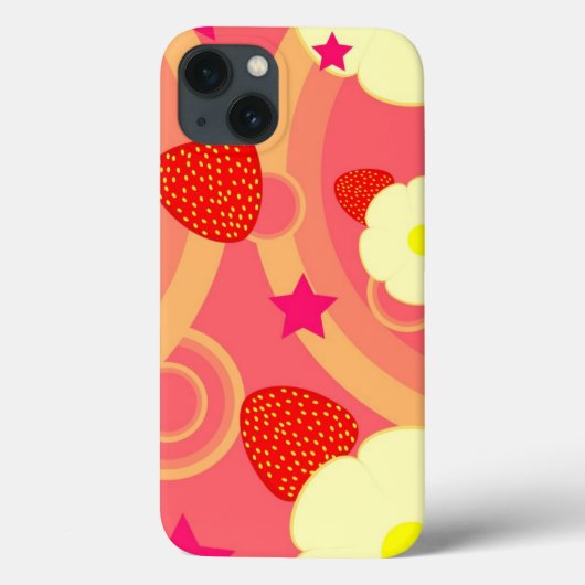 いちごパターン2 Case-Mate iPhoneケース (裏面)