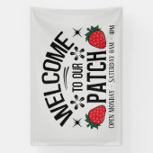 いちごパッチ追加日タイム仕入先 横断幕 (縦)