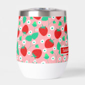 いちごパーソナライズされたとデイジーの花が可愛い (正面)